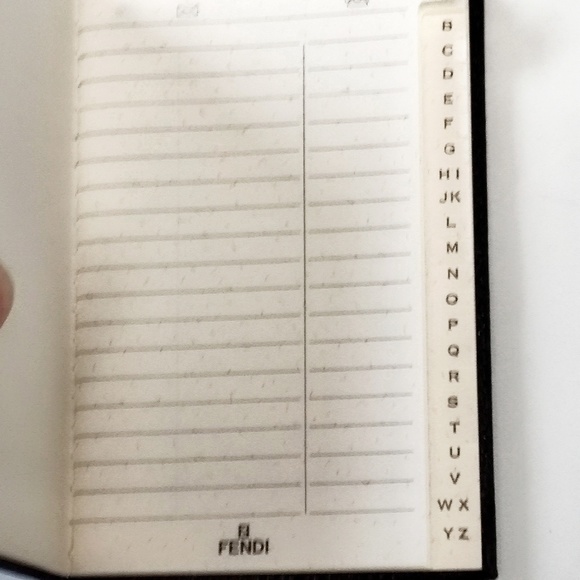 ❌Vintage Fendi Black Address Book❌ - Picture 2 of 6